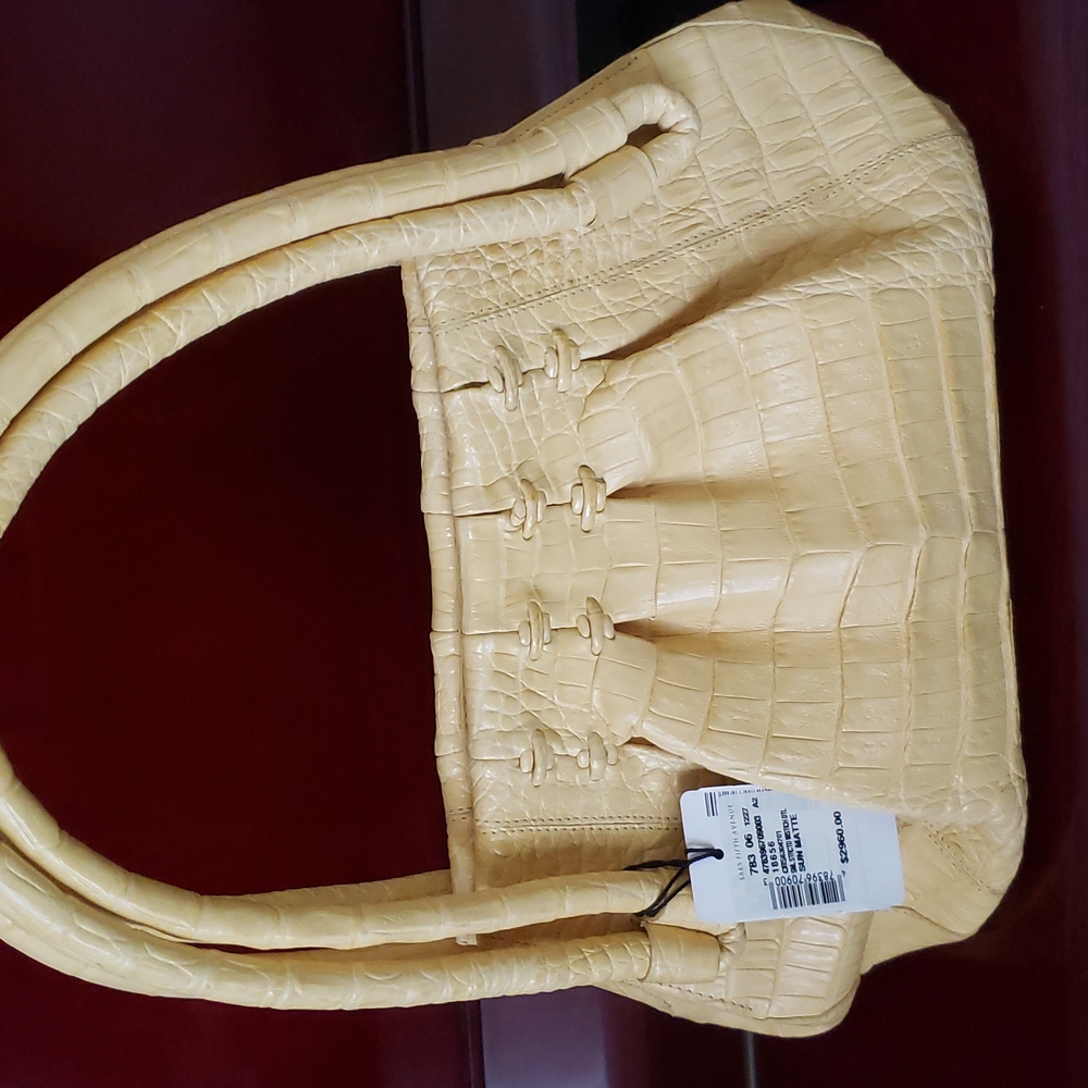 Crocodile handbag